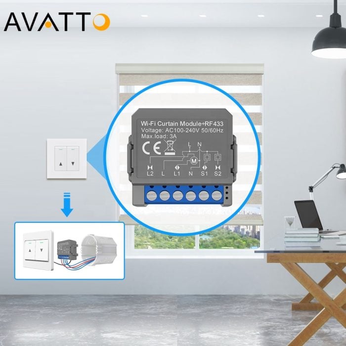Avatto Csm16 Rf Wifi Rf Curtain Module 08 - AVATTO