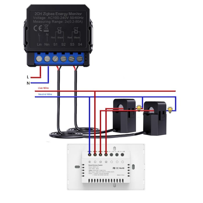 Avatto Zwpm16 2 Zigbee Energy Meter Module 2gang 1 - AVATTO