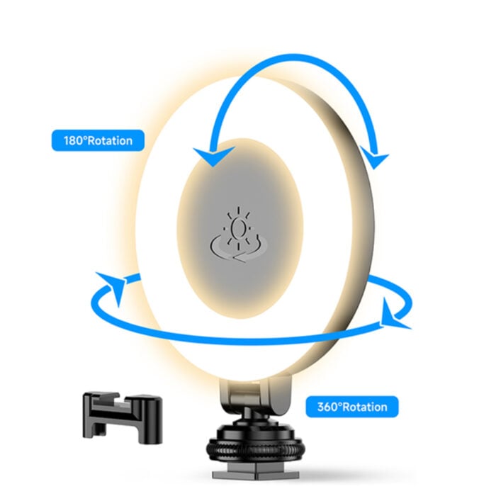 D07 360 Rotate Led Selfie Light Ring Light 02 - Мултимедия & Съдържание