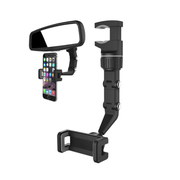 Hsu Car Phone Holder Mirror Mount Flexible Arm 04 - Триподи & Стативи