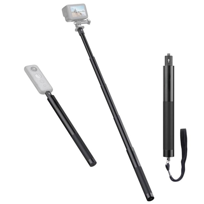 Hsu Insta360 2m Aluminium Invisible Stick 0 - Селфи Стикове