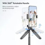 Selfiestick Bg A65 165 Sm Tripod Bluetooth 001 - Селфи Стикове