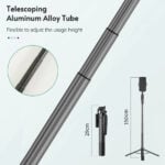 Selfiestick Bg A65 165 Sm Tripod Bluetooth 002 - Селфи Стикове