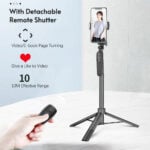 Selfiestick Bg A65 165 Sm Tripod Bluetooth 003 - Селфи Стикове