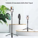 Selfiestick Bg A65 165 Sm Tripod Bluetooth 008 - Селфи Стикове
