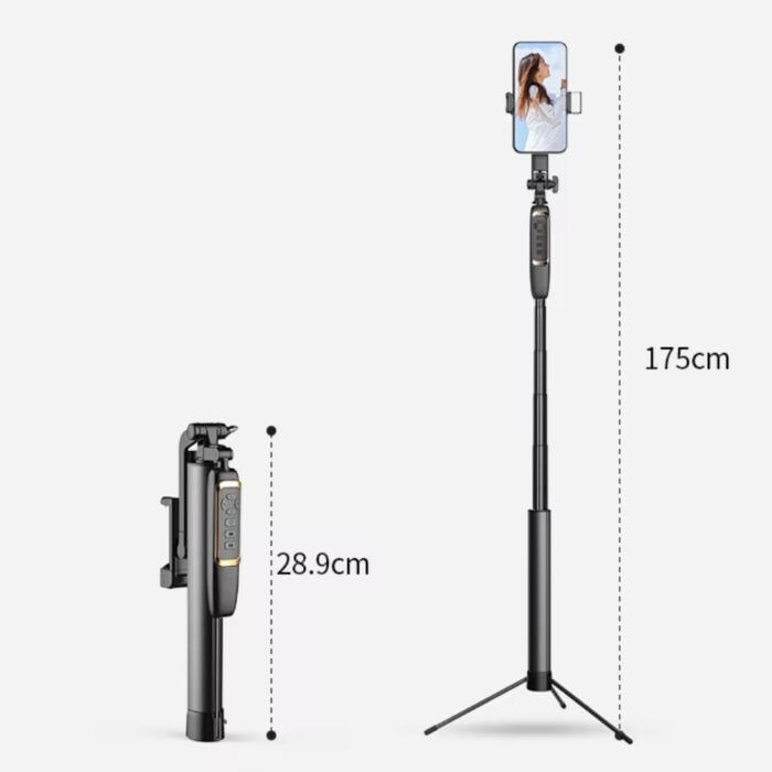 Selfiestick Bg Adyss A21p Selfie Stick Tripod Video Stabilizer 08 - Селфи Стикове