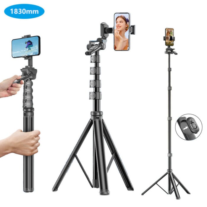 Selfiestick Bg C06 1 83m Extendable Tripod Phone Camera Floor Stand 00 - SmartDeal