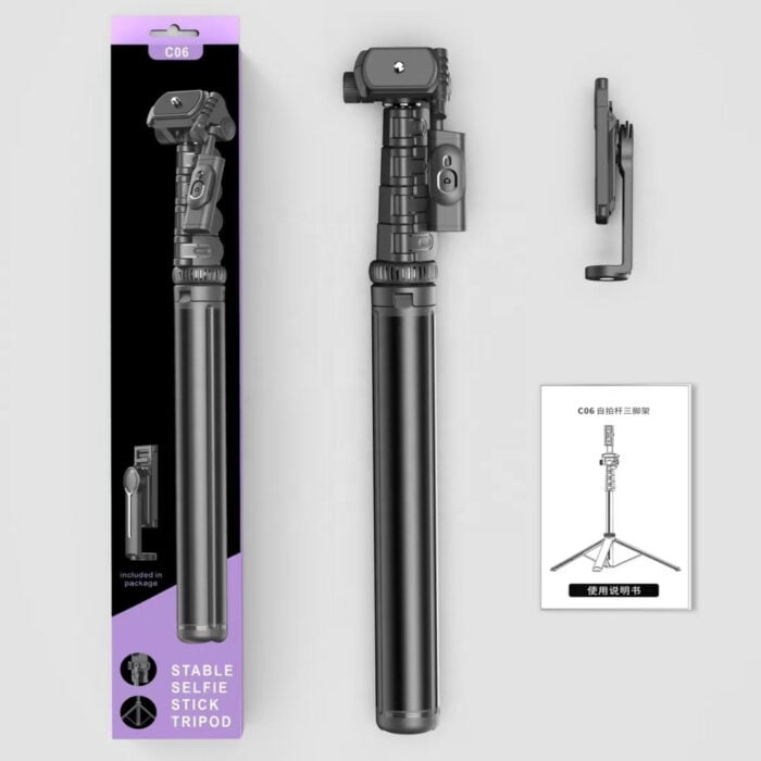 Selfiestick Bg C06 1 83m Extendable Tripod Phone Camera Floor Stand 004 - SmartDeal