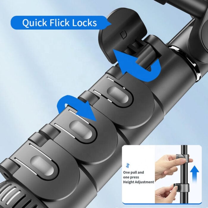 Selfiestick Bg C06 1 83m Extendable Tripod Phone Camera Floor Stand 007 - SmartDeal