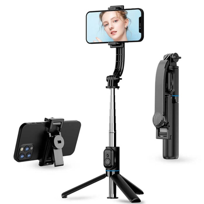 Selfiestick Bg Hsu C01 Selfiestick Tripod Bluetooth 001 - Триподи