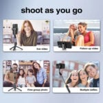 Selfiestick Bg Hsu C01 Selfiestick Tripod Bluetooth 003 - Триподи
