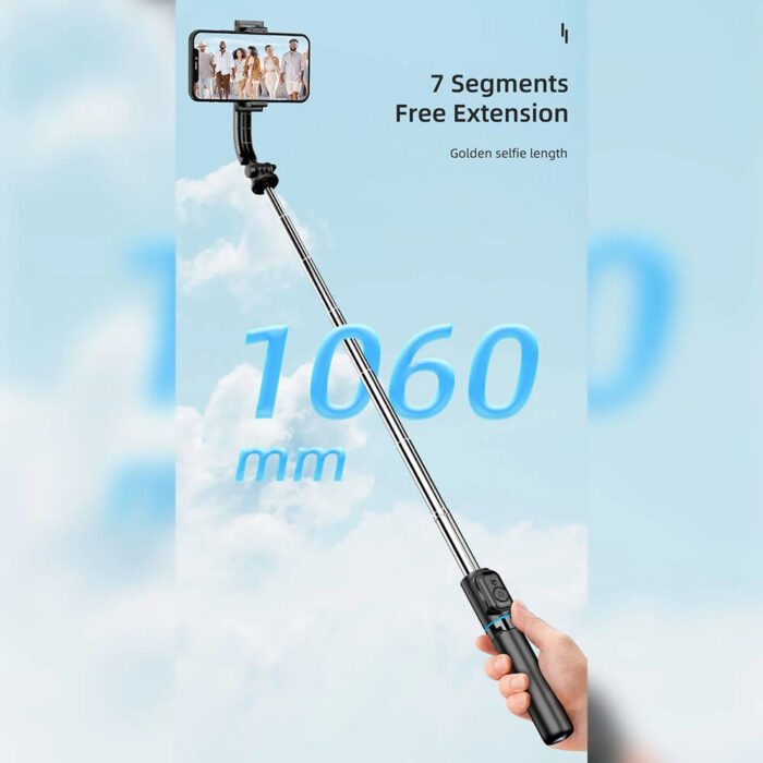Selfiestick Bg Hsu C01 Selfiestick Tripod Bluetooth 004 - Триподи