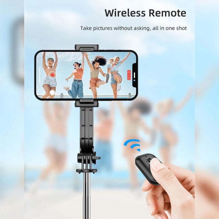 Selfiestick Bg Hsu C01 Selfiestick Tripod Bluetooth 005 - Триподи
