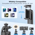 Selfiestick Bg Hsu C17 Selfiestick Qadrapod Ai Face Tracking Gimbal 008 - Триподи & Стативи