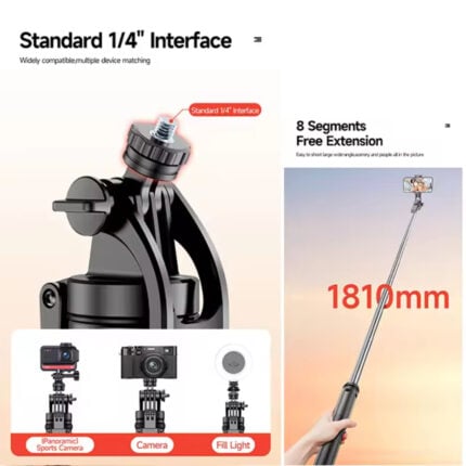 Selfiestick Bg Hsu C19 Selfiestick Tripod 001 - Триподи