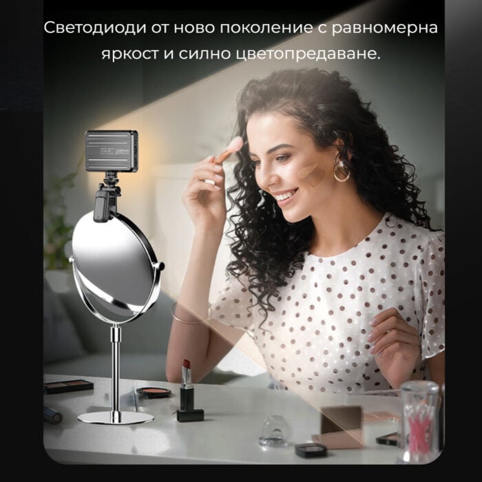 Selfiestick Bg Hsu D10 Portable Led Selfie Light 03 - Мобилна Фотография