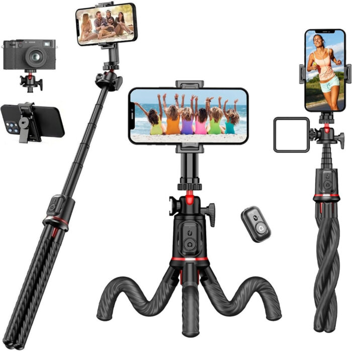 Selfiestick Bg Hsu Flexible Portable Tripod C03 00 - Триподи