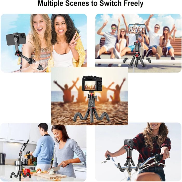 Selfiestick Bg Hsu Flexible Portable Tripod C03 002 - Триподи