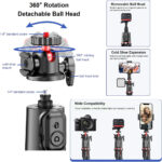 Selfiestick Bg Hsu Flexible Portable Tripod C03 006 - Триподи