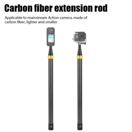 Selfiestick Bg Invisible Selfie Stick For Insta360 3m Long Carbon Fiber 0 - SmartDeal