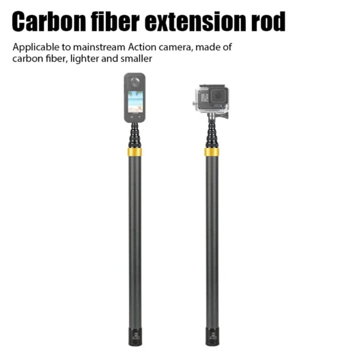 Selfiestick Bg Invisible Selfie Stick For Insta360 3m Long Carbon Fiber 0 - SmartDeal