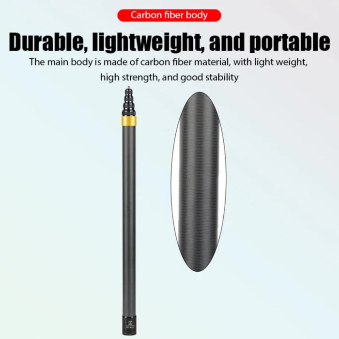 Selfiestick Bg Invisible Selfie Stick For Insta360 3m Long Carbon Fiber 07 - SmartDeal
