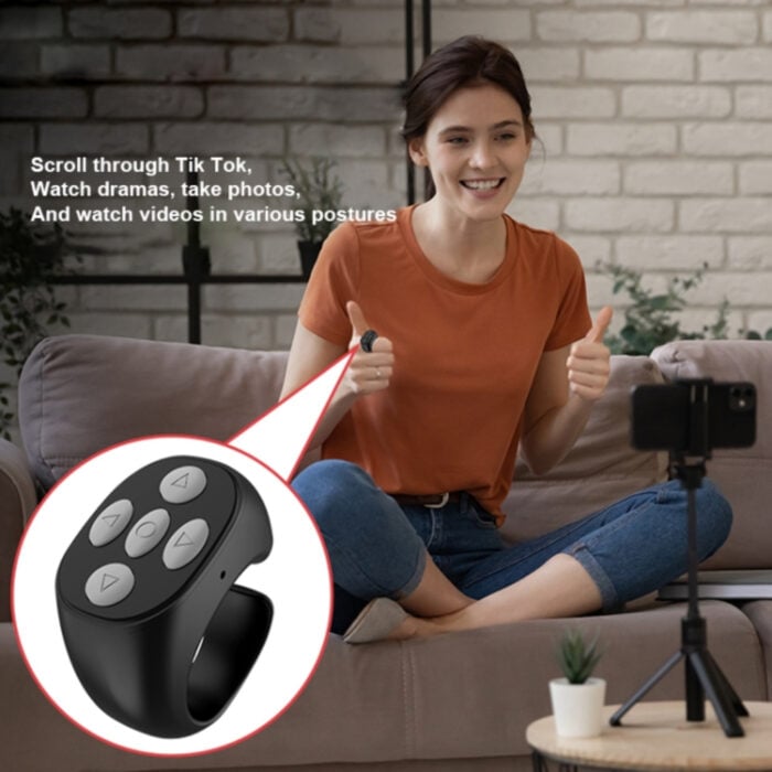 Selfiestick Bg Jx 05 Bluetooth Remote Ring 008 - Аксесоари