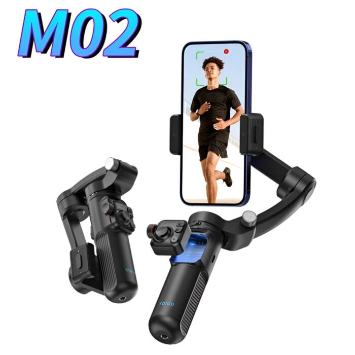 Selfiestick Bg Tokqi M02 Selfie Gimbal Stabilizer 014 - Мултимедия & Съдържание
