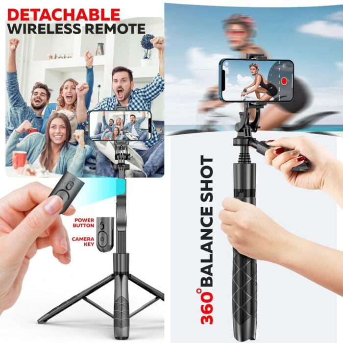 Selfistick Bg L16 Long Selfie Stick Tripod 006 - Селфи Стикове