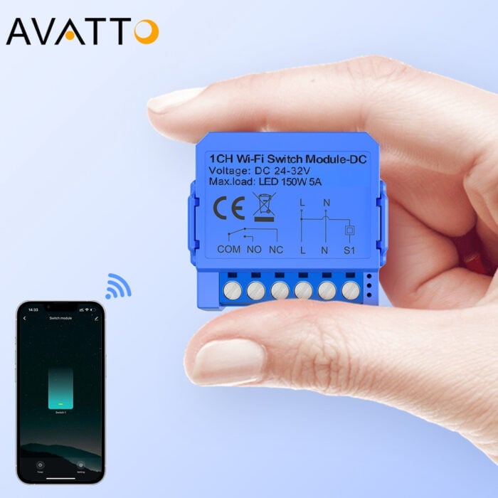 Smartdeal Bg Avatto Wsm16 Dc Dry Contact Module 1gang In 8 - AVATTO