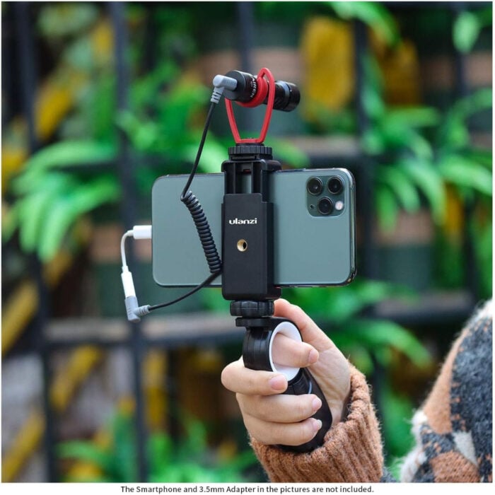Ulanzi St07 Universal Phone Holder With Cold Shoe 01 - Аксесоари
