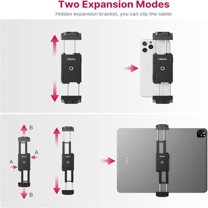 Ulanzi St29 Universal Tablet Smartphone Holder 03 - Аксесоари