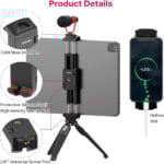 Ulanzi St29 Universal Tablet Smartphone Holder 06 - Аксесоари