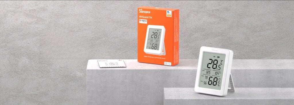 smartdeal bg sonoff airguard th 3 6 lcd zigbee temperature and humidity sensor snzb 02dr2 7