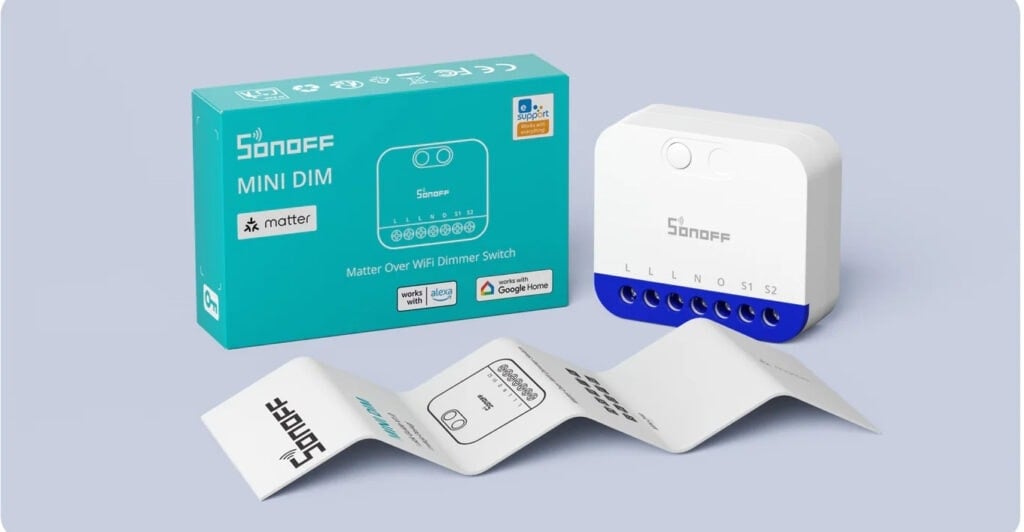 smartdeal bg sonoff mini extreme matter over wifi dimmer switch mini dim 2