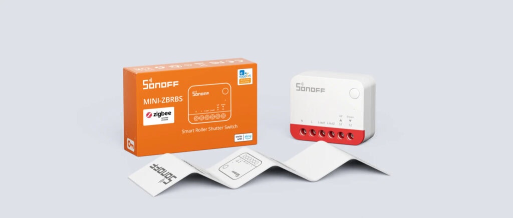 smartdeal bg sonoff zigbee smart roller shutter switch mini zbrbs 4