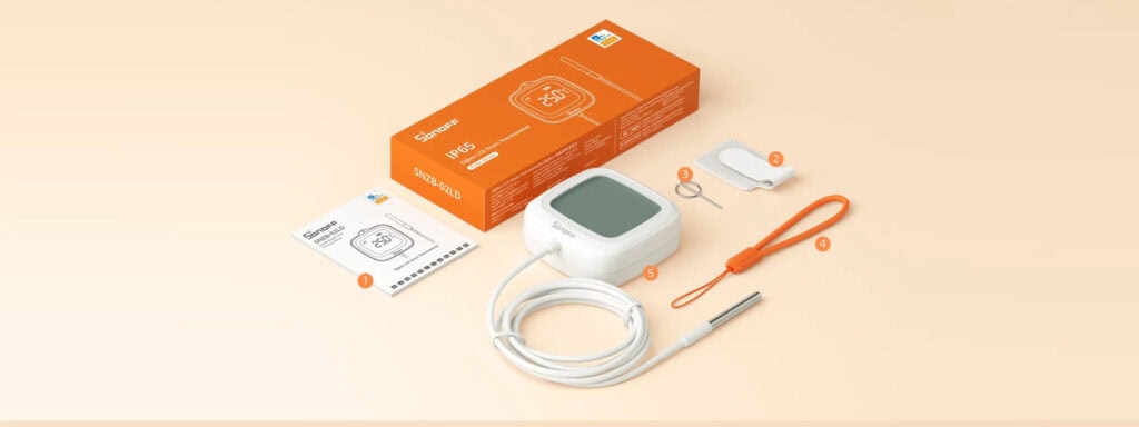 smartdeal bg sonoff snzb 02ld ip65 zigbee lcd smart thermometer probe version 166